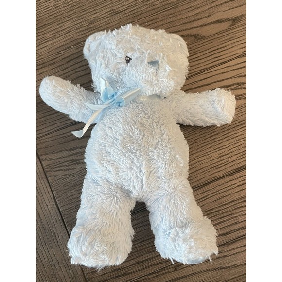 Baby GUND My First Teddy Bear Stuffed Animal Plush 11" Blue Excellent Condition - Picture 4 of 5